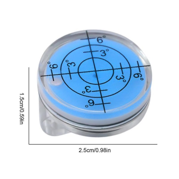 Golf Green Reading Marker 2 in 1 Golf Ball Marker Tool Golftarvikkeet miehille Lahjalukuapu golftarvikkeet Golfpallo Red