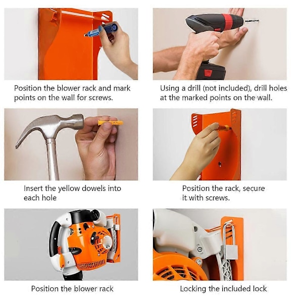 Blæserholder til Stihl BG-50, BG-56, BG-66, BG-86, Håndholdt Blæserholder