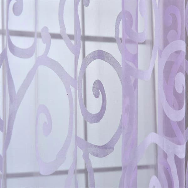 79x40inch Flokk Gardiner Vindusbehandling Rom Gardiner Panel Kapper