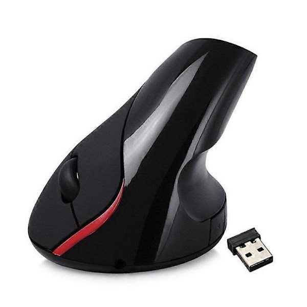 2.4 GHz langaton pystysuuntainen ergonominen optinen ladattava 5D 2400DPI pelihiiri