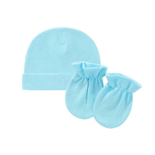 2 st Repfria Vantar Mössa Hatt Bebis Anti-Rep Handskar Hatt Set