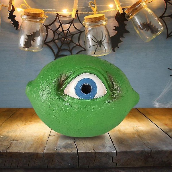 Øjenæbler Øjenæble ornamenter Halloween Halloween Legetøj Ornament Sjove Halloween Joke Legetøj For Voksne Børn Hjem Køkken Green