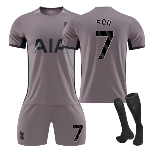 23-24 Ny Tottenham Udetrænningstøj Jersey Sportswear NO.7 SON 26