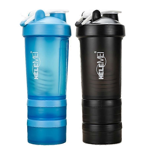 Vattenflaska Frostat Flerlagers Protein Pulver Shake Kopp 650ml Milkshake Kopp Sport Fitness