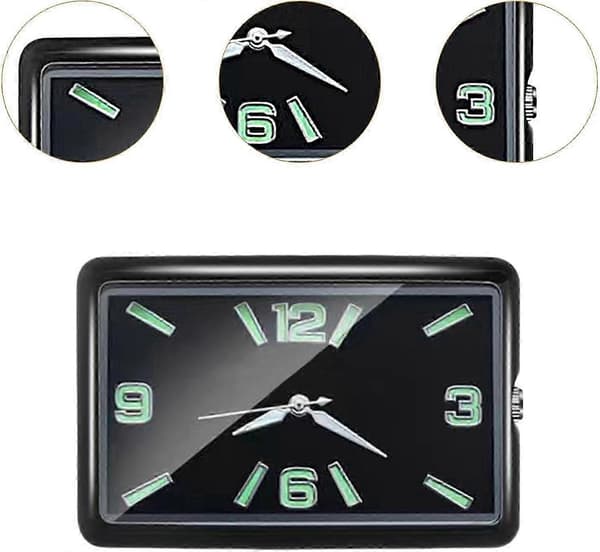 25-26 Lysende Analog Mini Quartz Bilur til Lastbiler Horisontal Størrelse