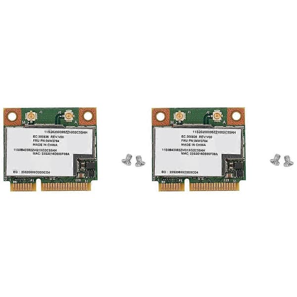 2X BCM943228HMB 04W3764 WIFI Trådlöst Bluetooth 4.0 Halv MINI PCI-E Kort Kompakt för E130 E135 E330
