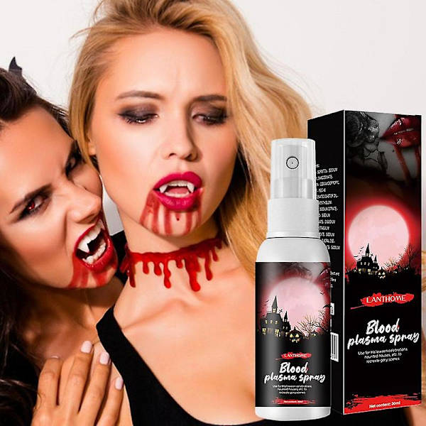 Halloween Fake Blood Halloween Pestävä Bloody Fake Blood asuun Halloween Vampire Makeup Fake Blood Spray Cosplaylle Korkealaatuinen