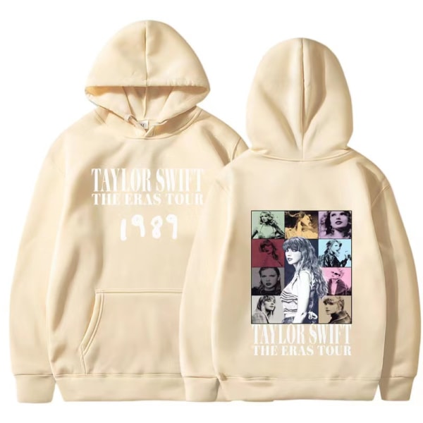 Tylor Ers r 0 Ccert r Crewc Taylor Swift 1989 hettegenser for menn og kvinner off white 3XL