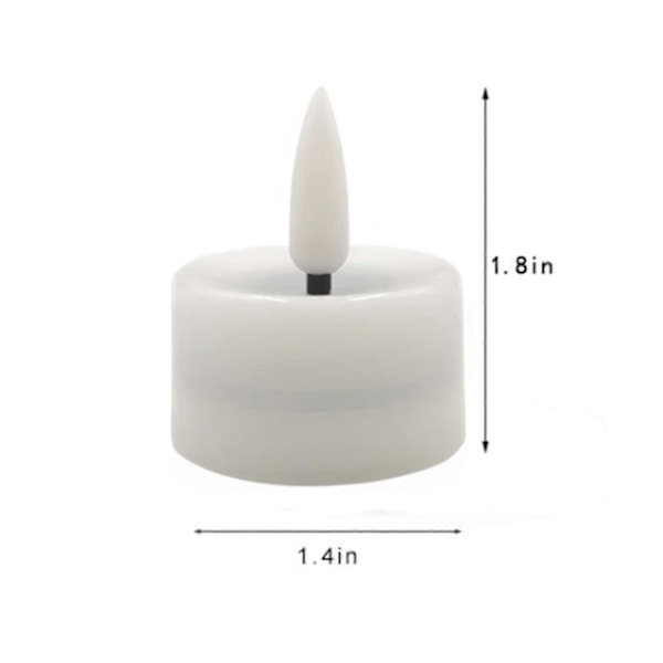 LED Lysestage Hjem Natlys Elektronisk 6-pak