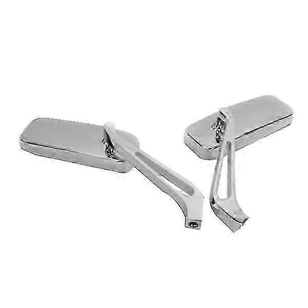 Motorcykelbackspeglar Krom 8/10Mm För