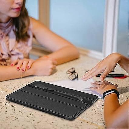 Penholder (1. / 2. generation) - Penholder etui med elastisk USB-adapter ærme etui til iPad Pro 11 / 12.9 / 10.5 / iPad 9.7 Sort