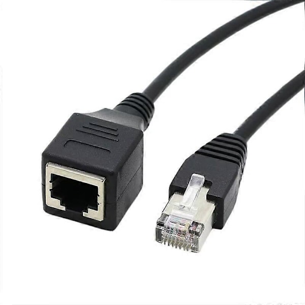 RJ45 han til hun netværksforlængerkabel uden ører