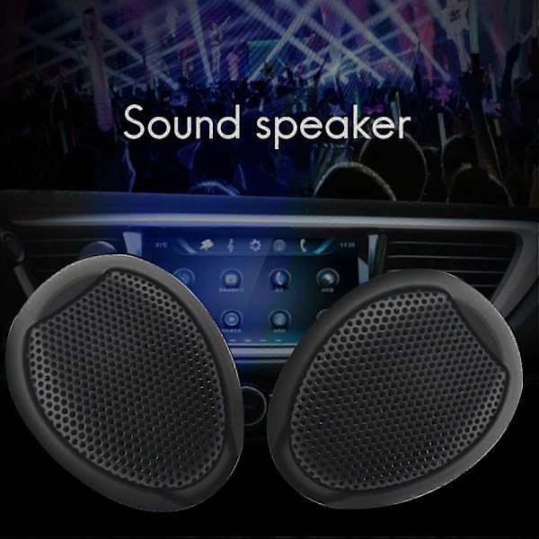 2 st Bil Universal 12V 1000W Mini Audio Diskant Högtalare Horn för Bil Ljudsystem