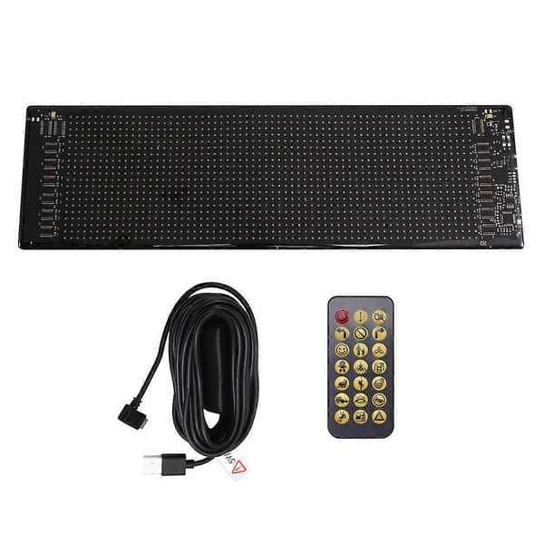USB Bil Lastbil Display Skärm 20x64 LED Matrix Pixel Panel Lampa
