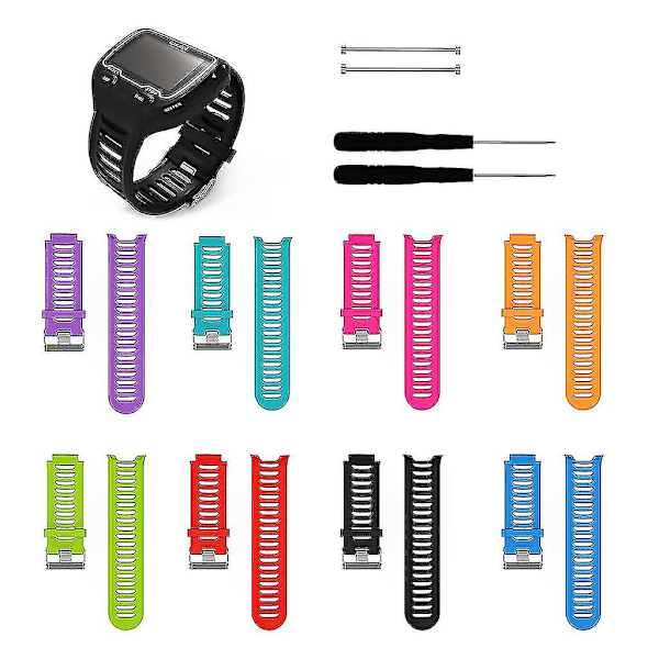 Armband för Garmin Forerunner 910xt Tåligt Klockarmband Modearmband med Skruvmejsel