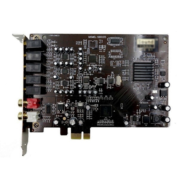 5.1 Äänikortti PCI Express PCI-E Sisäänrakennettu Kaksoisulostuloliitäntä
