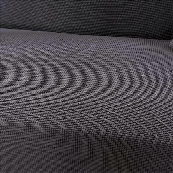 Elastisk Sofatrekk, Universalt Sofatrekk for Sofa med Armlener (Svart, 1 Seter)
