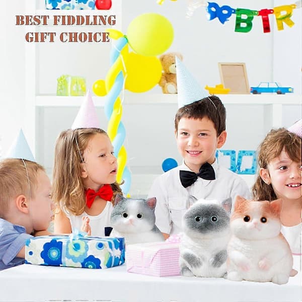 Stor Taba Kat, Håndlavede Store Kat Taba Squishy Legetøj, Stresslindring, Sjove, Søde Bløde Kat Squishy Stresslegetøj Gaver C