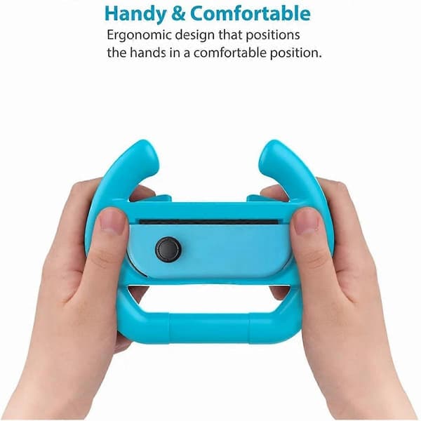 2 STK Gaming Racing Rattgrep for Switch Controller Grip Racing Hjul Gamepad Tilbehør