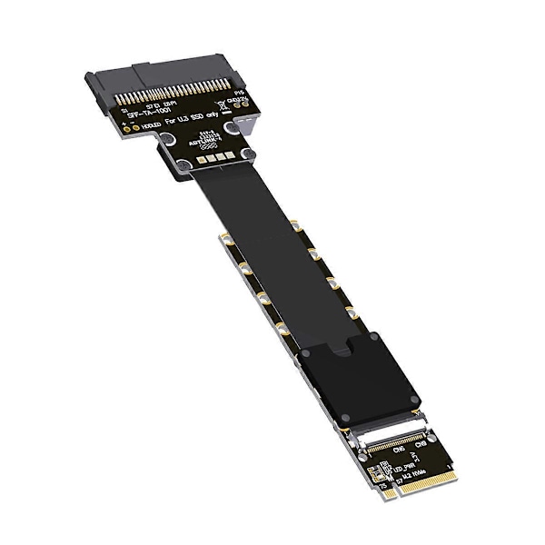 F47SM M.2 NVMe til U.3 SSD Skjøtekabel PCIe 5.0 25cm