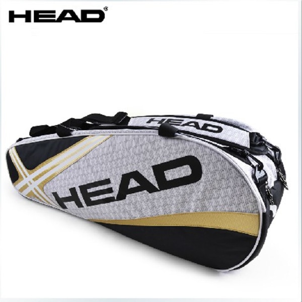 HEAD Tennisväska 6-pack tennisracketar Paddelryggsäck för män Golden