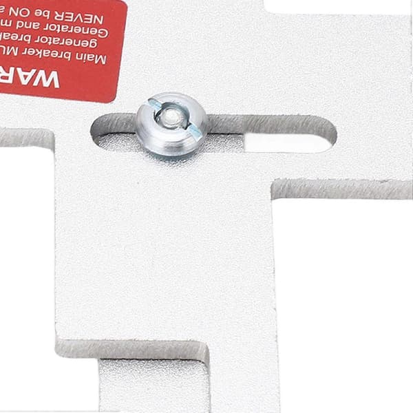 SIE‑P2 Generator Interlock Kit 7/8 til 1 1/4 Tommer Afstand Aluminiumlegering Interlocking Plade til 150A