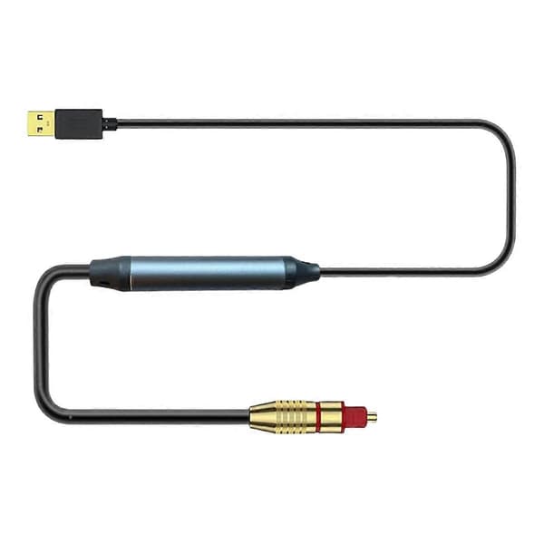 USB til Optisk Lydadapter USB A til SPDIF Lydkort Optisk