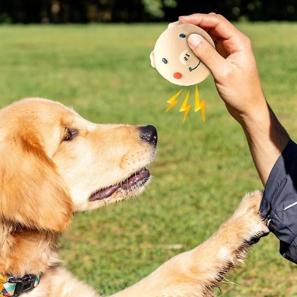 Liten hund knirkende leker gris form valpeballer tenner leker kjæledyr leker moro for innendørs valper og hunder som tygger og leker Orange