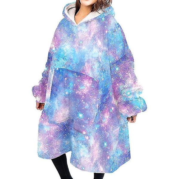 Voksen Model Hættetrøje Tæppe Super Blød Varm Bærbar Tæppe Hættetrøje One Size style 8
