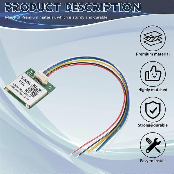 VK2828U7G5LF GPS-modul TTL 1-10Hz med antenne FLASH Flight Control GPS-model