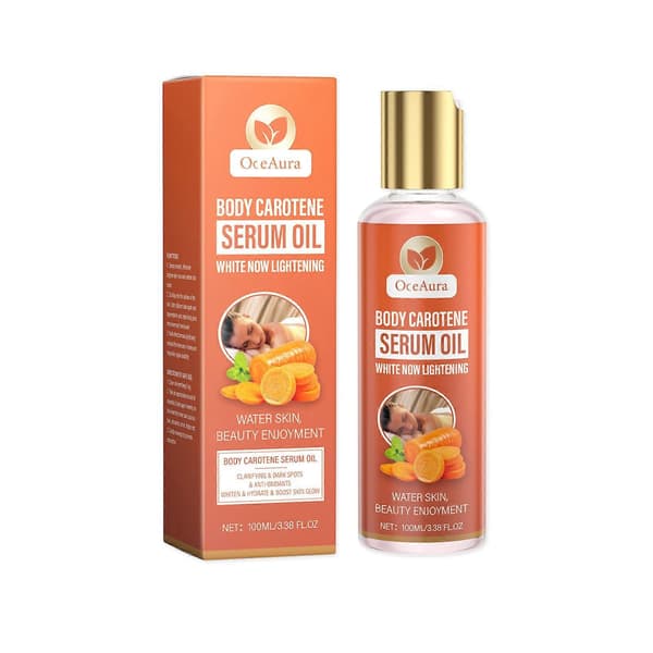 OceAura C-vitamiini vartaloöljy 100ml, ravitseva ja kosteuttava ihonhoito sileälle iholle