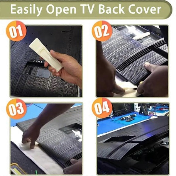 Til BN81-14946B BN81-12884 LCD TV Skrueløs Bagcover Fjernelsesværktøj Multifunktionsskruetrækker, Sort