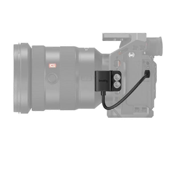 SmallRig Ultra Slim 4K Adapterkabel D til A til BMPCC 4K til Sony A7R IV, A7RIII, A7III, A7II Black