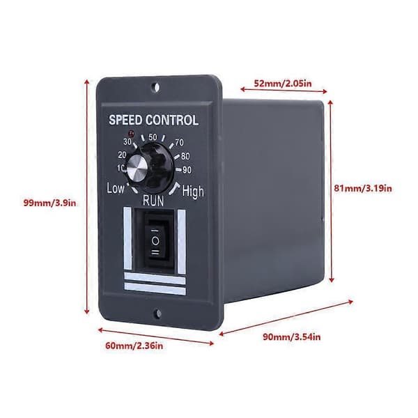 DC12V24V36V48V DC motor controller 40A børstemotor regulator 1040 kontrolmodul QYRoadWolf