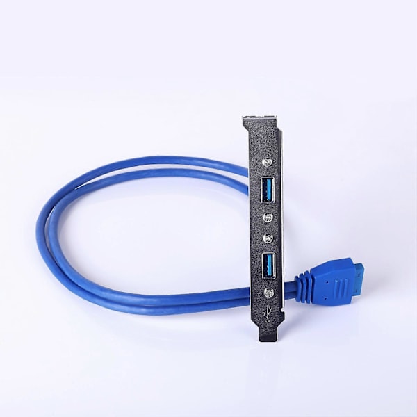 20-Pin till USB 3.0 Dubbelport Kabel Header, Förläng Din USB 3.0 Port på Moderkortet till Datorchassi B