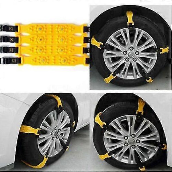 Liukueste Mud Ice Snow -lumiketjut autoon / maastoautoon / kuorma-auton renkaaseen TA
