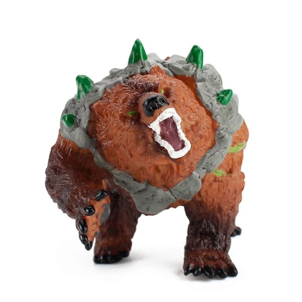 Björn Solid PVC Actionfigur Skrivbords Dekorativ Prydnad Samlingsgåva
