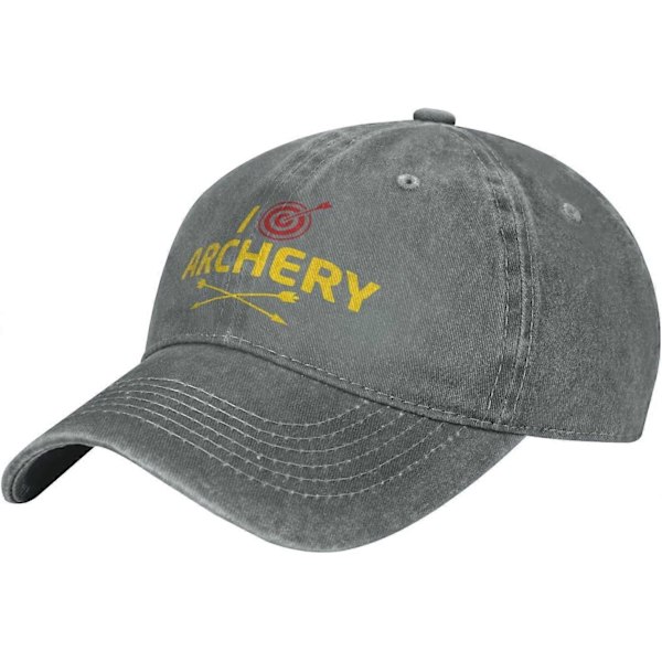Jeg Elsker Bueskyting Bue Skytter Blink Unisex Cowboyhatt Baseball Caps Justerbar Sport Golf Denim Casquette Caps Stil 1070