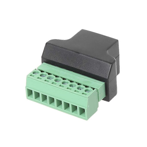 RJ45 Hunn Til Skrue Terminal 8 Pinners Kobling Ethernet Kabel Forlenger Adapter