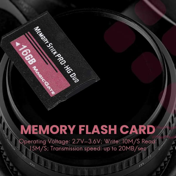 Memory Stick MS Pro Duo Flash-kort för PSP Cybershot-kamera