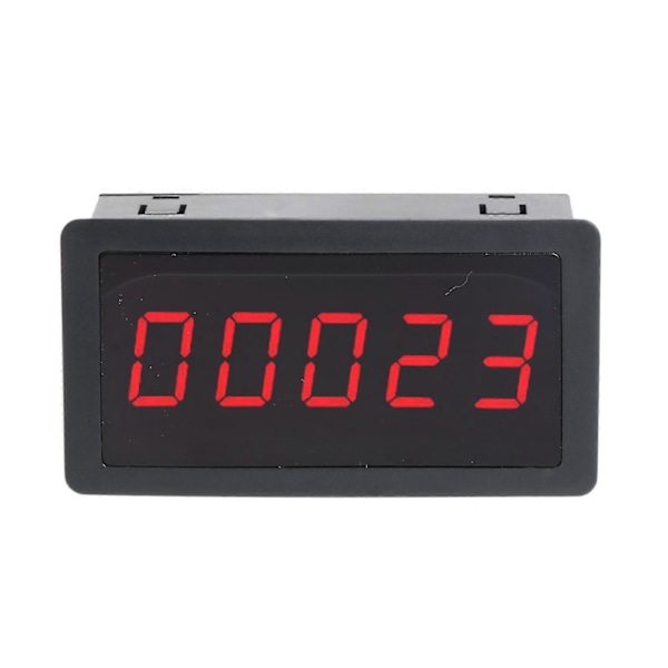 Plus Teller Panel Totalisator 0-9999 Digitalt LED Teller Panel Meter 5 Sifre