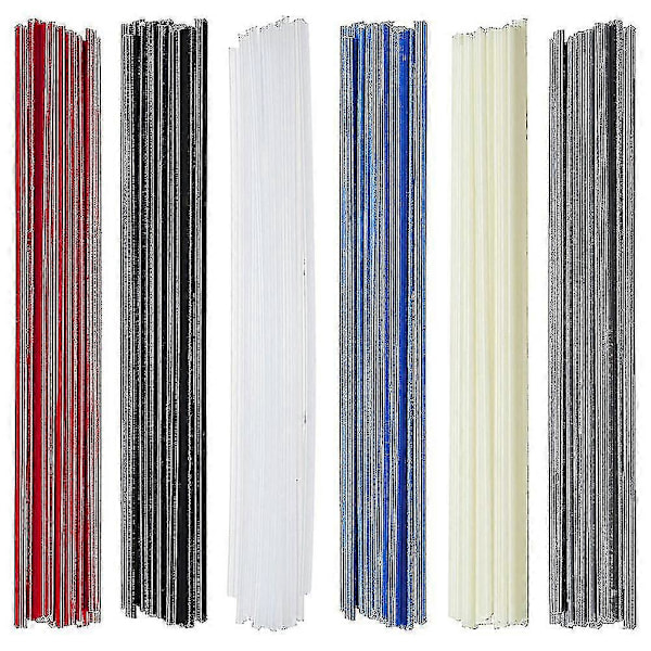 60 kpl Muovihitsauspuikko-pp/pvc/abs/muovihitsauspuikkosarja, sopii auton puskurin muovikorjaukseen
