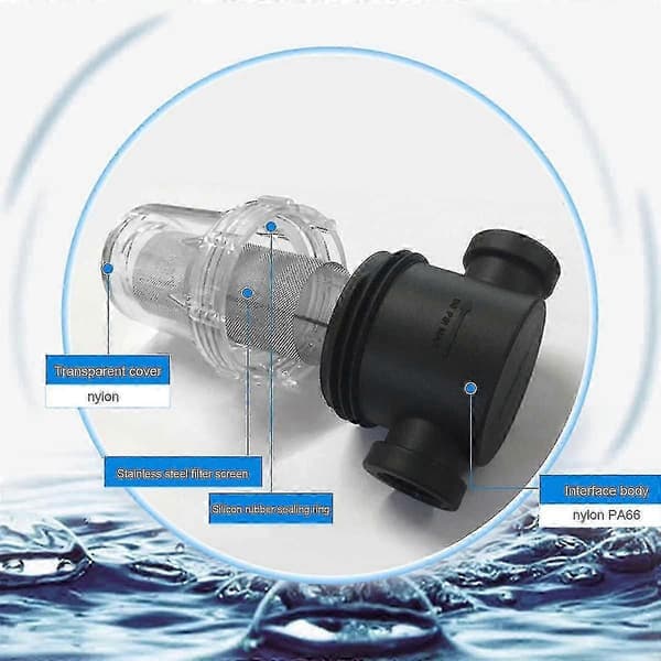 3/4 tomme Pipeline Filter til Vandpumpe med 100 Mesh Rustfrit Stål Filter