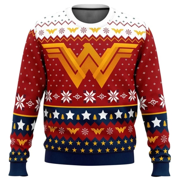 23 Ha Ha Merry Christmas Klovn Juletrøjegave Julemandstrøje til mænd 3D sweatshirt og topbeklædning style 9 M