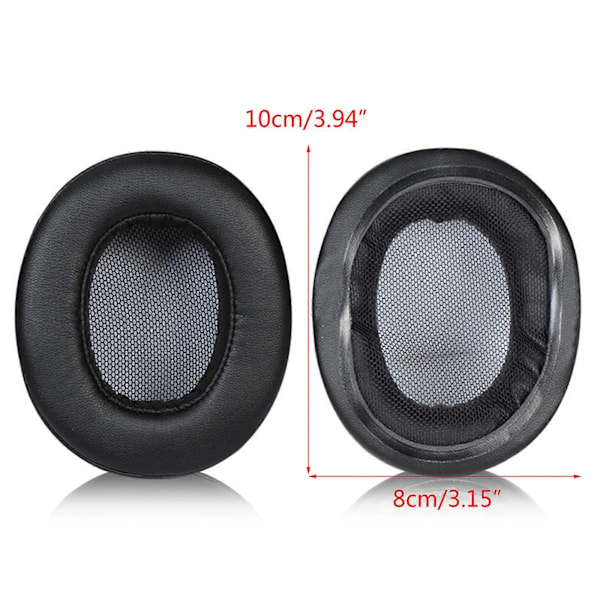 Öronkuddar Örngott Svart 1 Par Memory Foam Svart Ersättning för MDR 1ABT 1RBT 1RNC Bekväma att Bära Brun