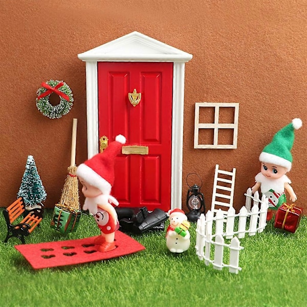1:12 Mini Juldekorationer För Dockhus Miniatyr Tillbehör Dekorationer
