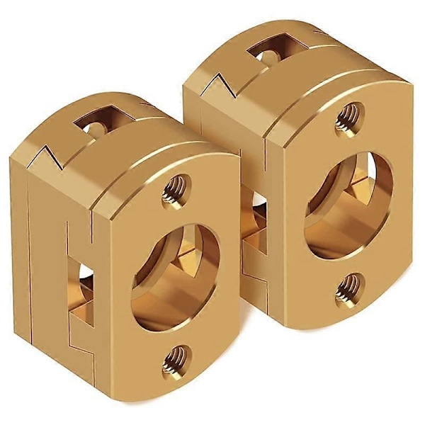 3D Printer Dele Akse Kobling Dobbelt T8 Gevindspindel Opgradering Oldham Koblingssæt til Z-Akse BLV Ender3 Oldham Kobling