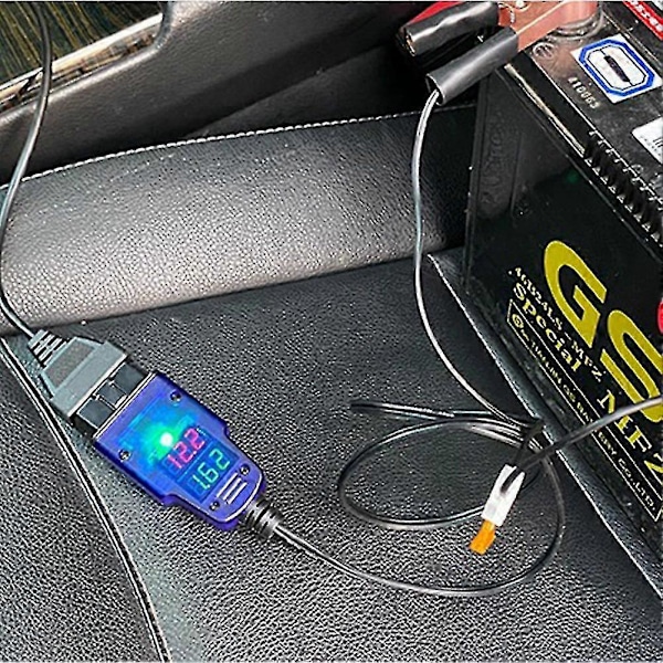 Nödkraftförsörjning Batteriklämma ECU Minnessparare För OBD2 12V Strömavbrott Minnessparare ABS Ersätt (trassel)