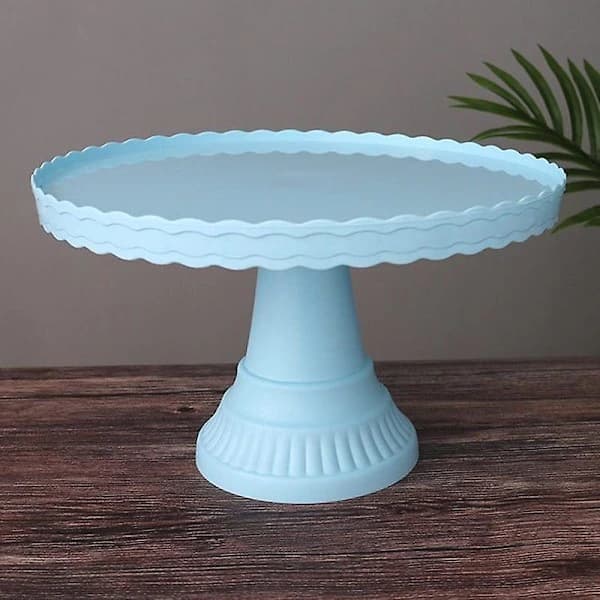 Kakefat, solid og sklisikker kakefat i plast med bølget design, bryllup