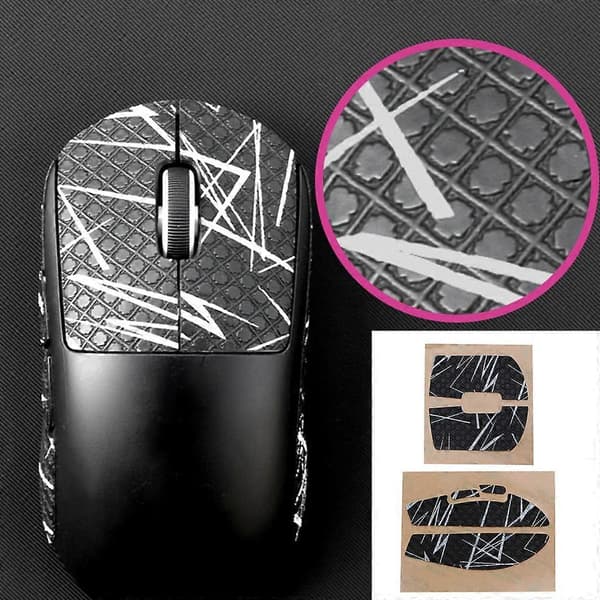 for Logitech G Pro X Superlight Mus Sideklistremerker Elastiske Raffinerte Sidegrep